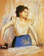 Edgar Degas Girl at Ironing Board oil painting reproduction